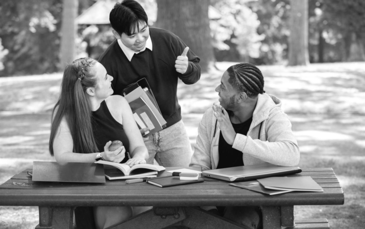 Étudiants travaillant sur des modèles financiers complexes